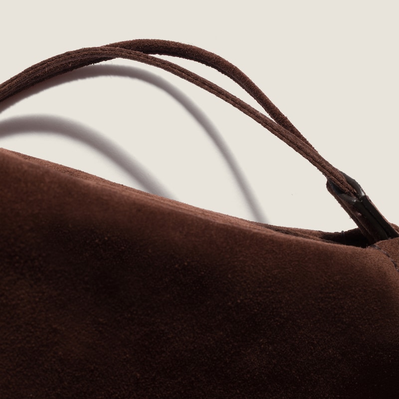 Ivy suede tote bag