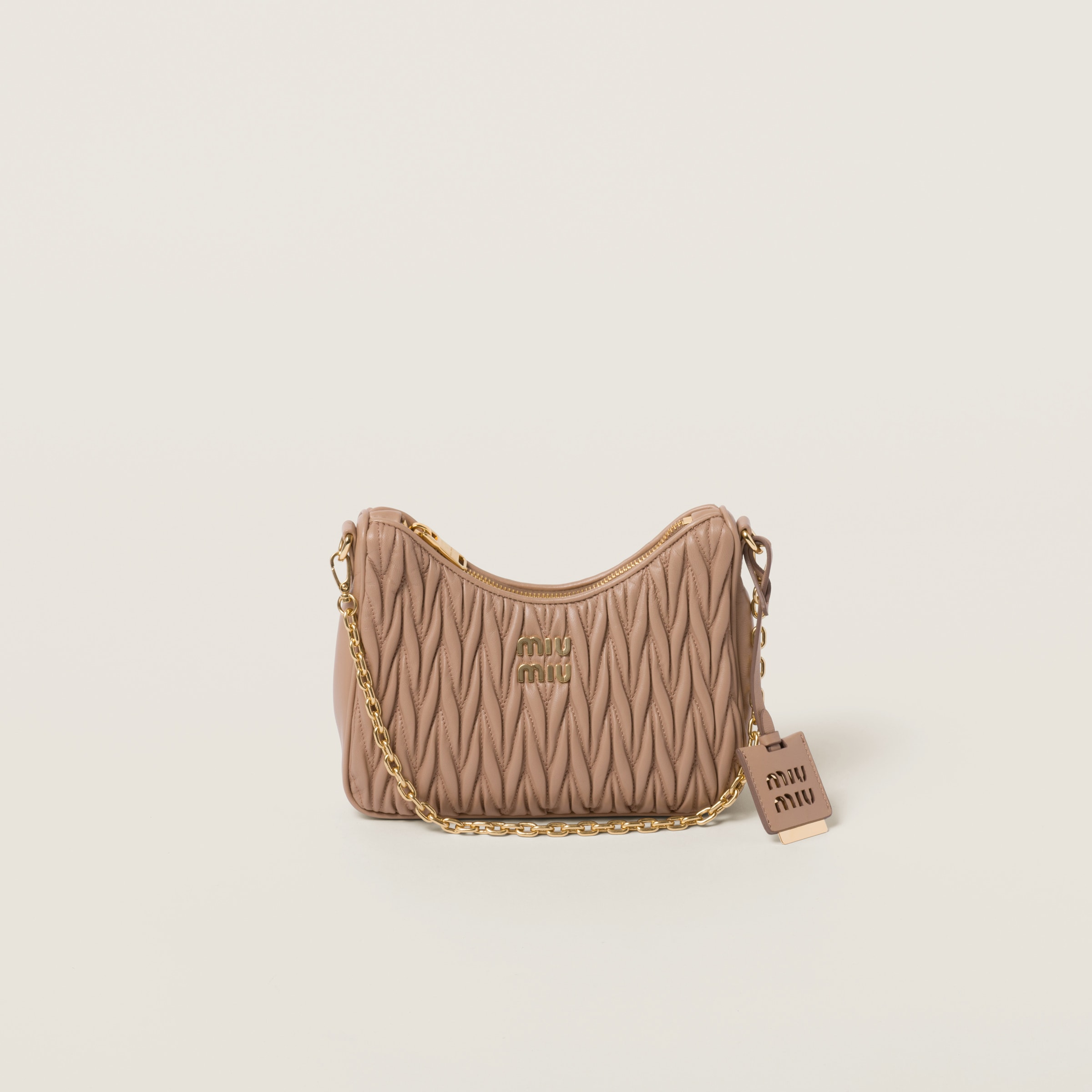 Cameo Matelassé Nappa Leather Shoulder Bag | Miu Miu