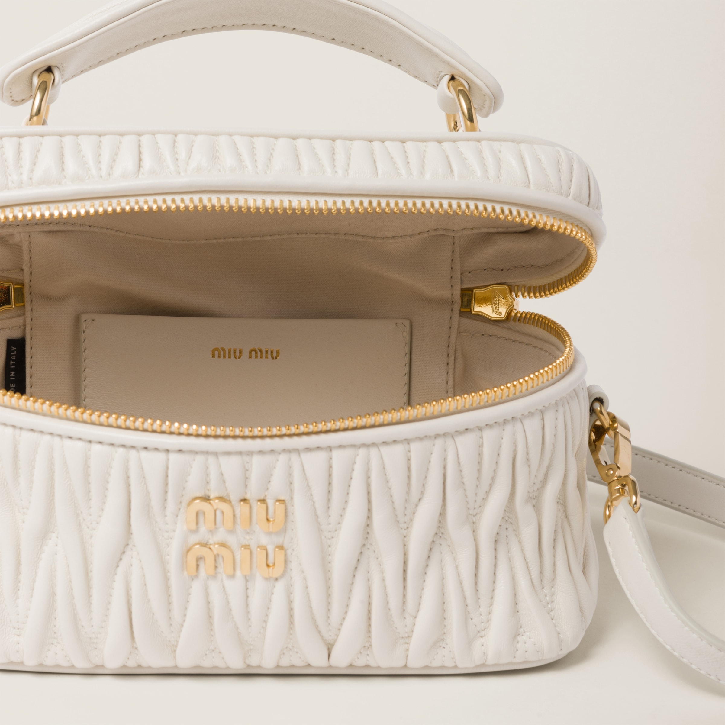 Miu miu cosmetic pouch shop