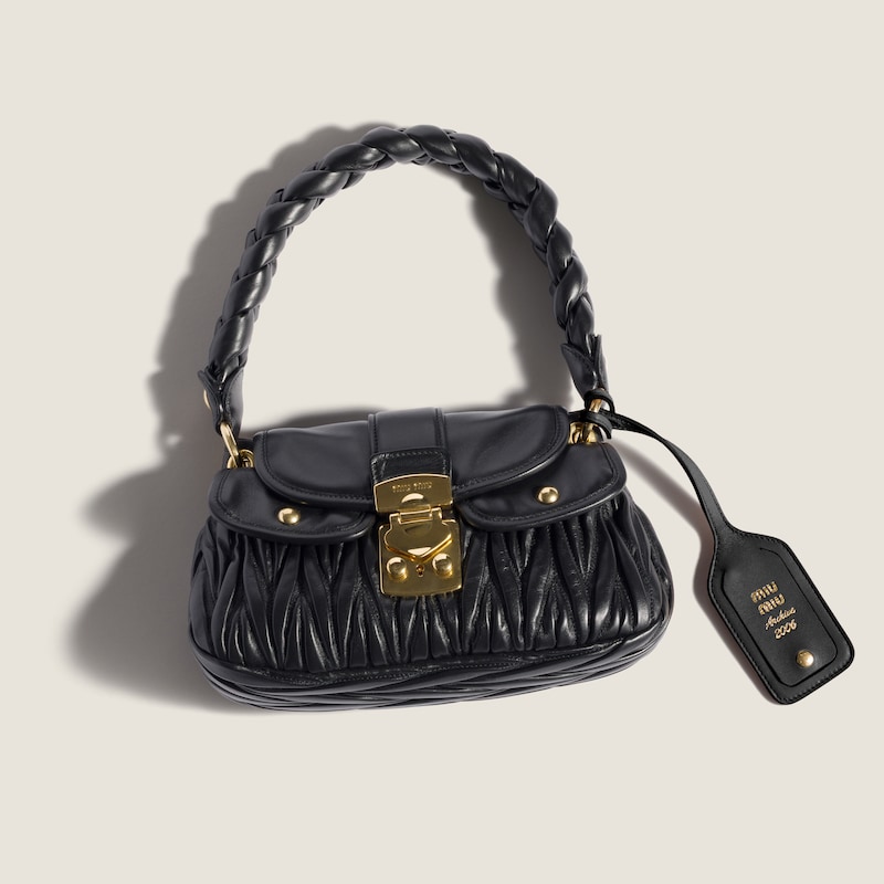 Coffer matelassé leather bag