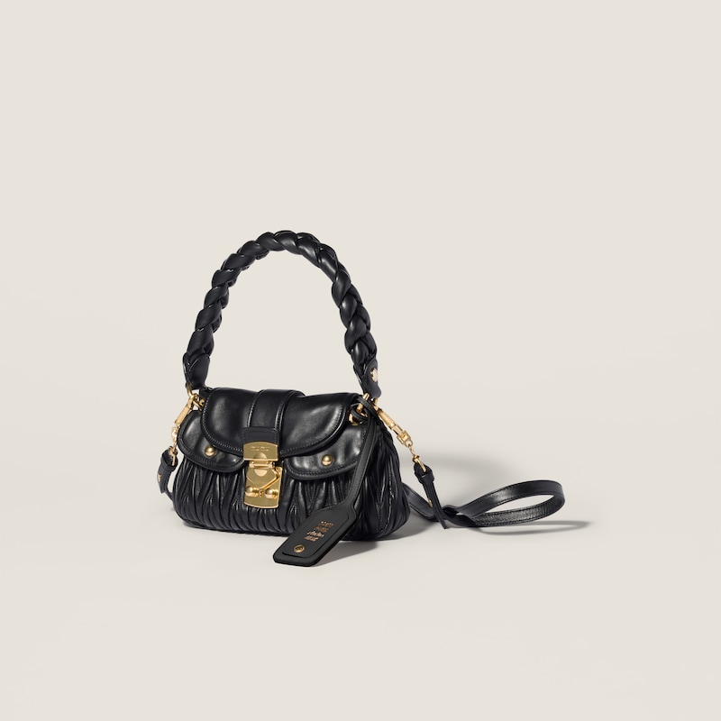 Coffer matelassé leather bag