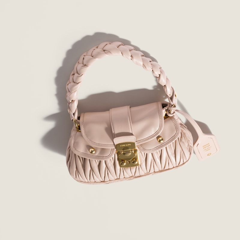 Coffer matelassé leather bag