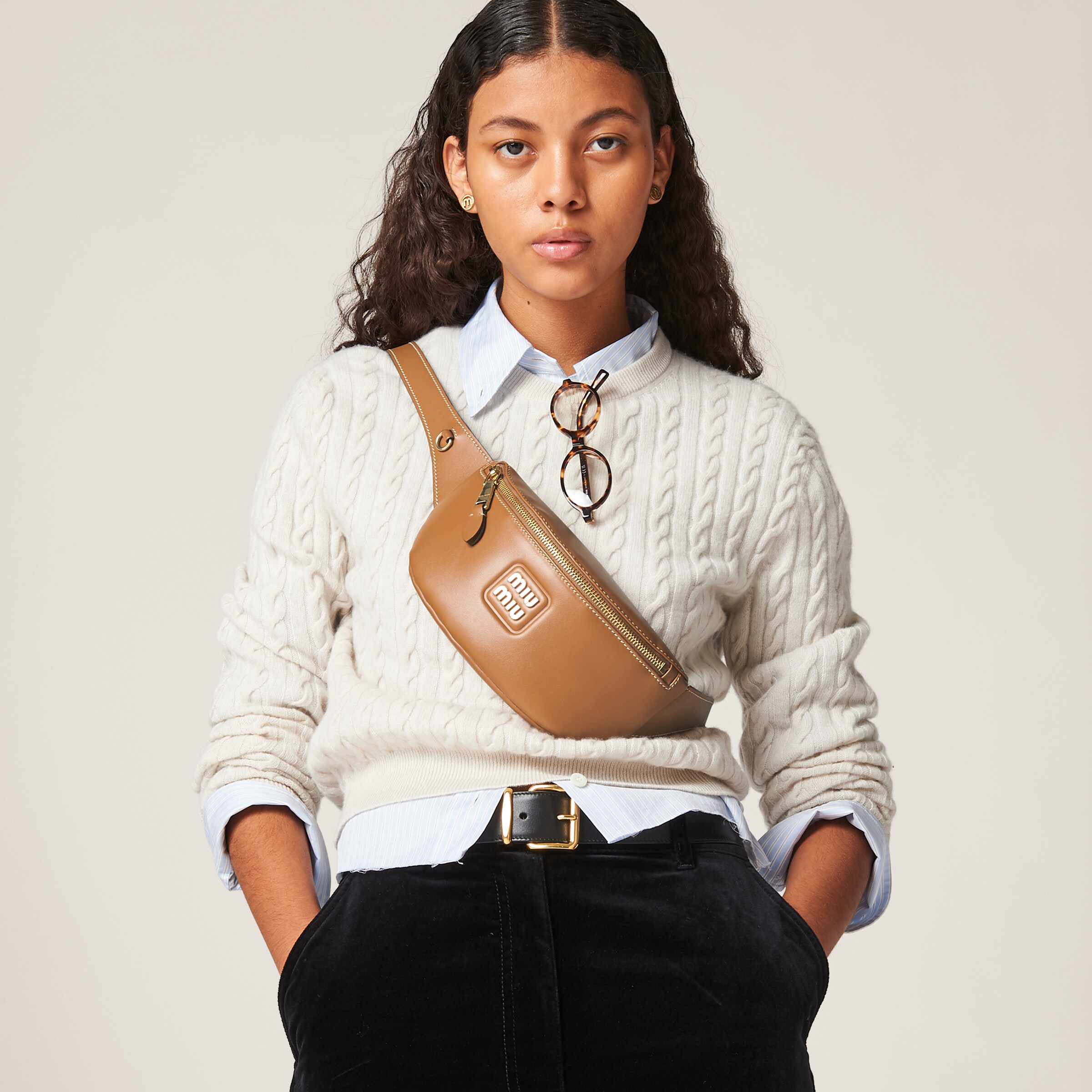 Miu miu belt bag sale sale
