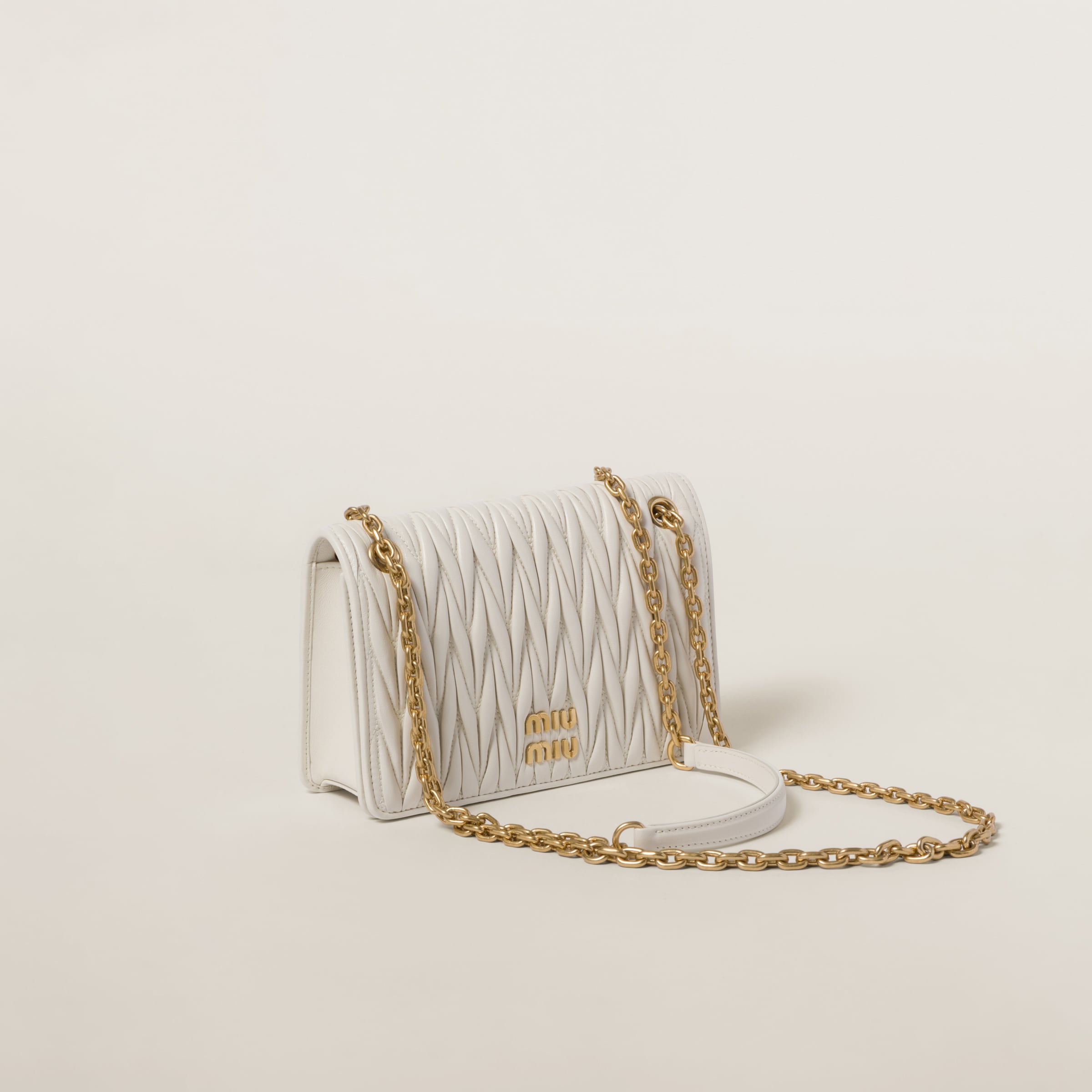 Miu miu shop bag white