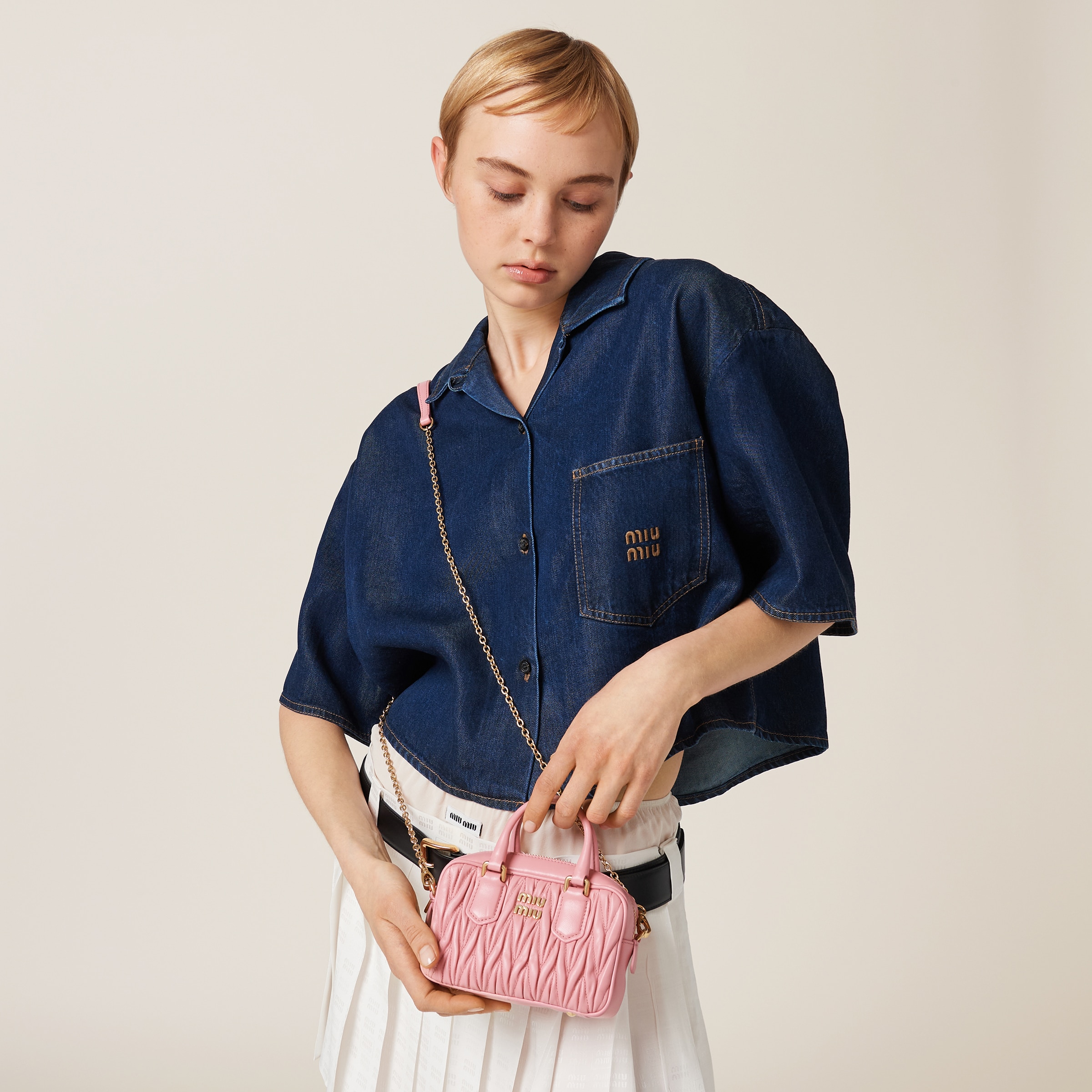 Miu miu mini bag best sale