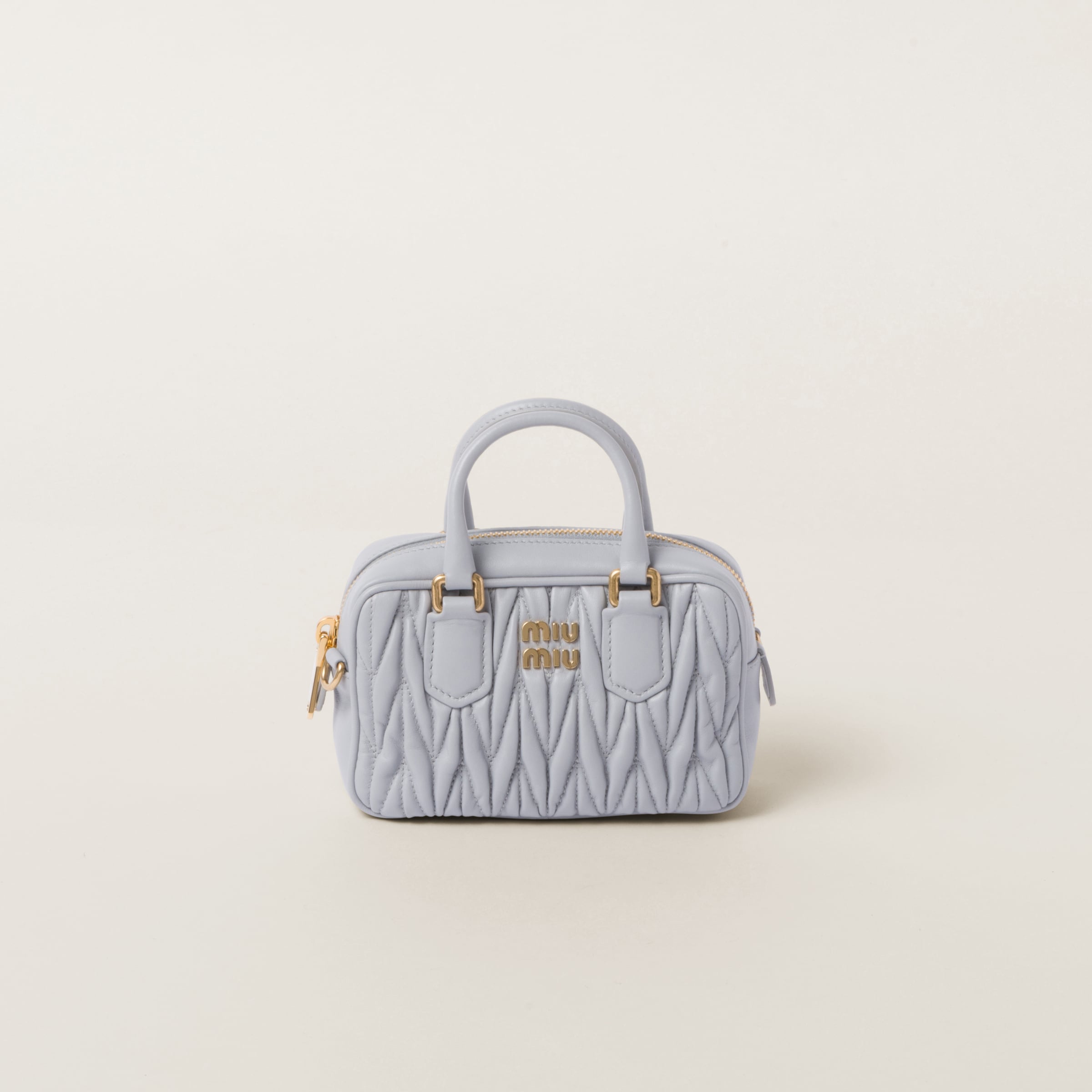 Kornblume Arcadie Mini Bag Aus Matelasse nappaleder Miu Miu