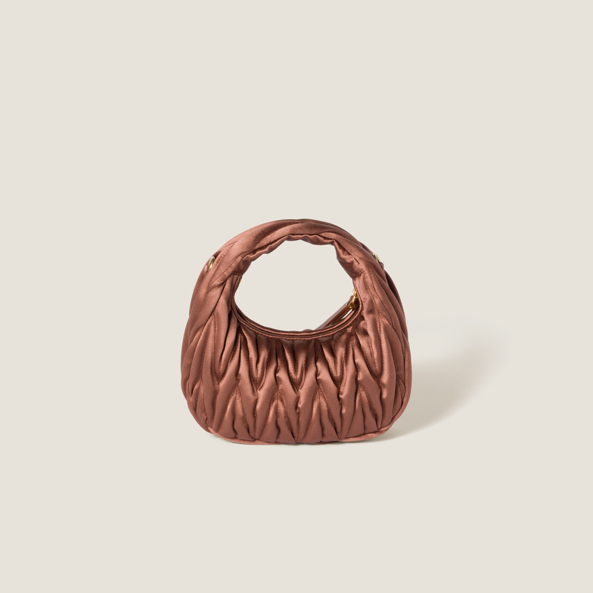 Miu Miu Wander Matelassé Satin Mini-bag