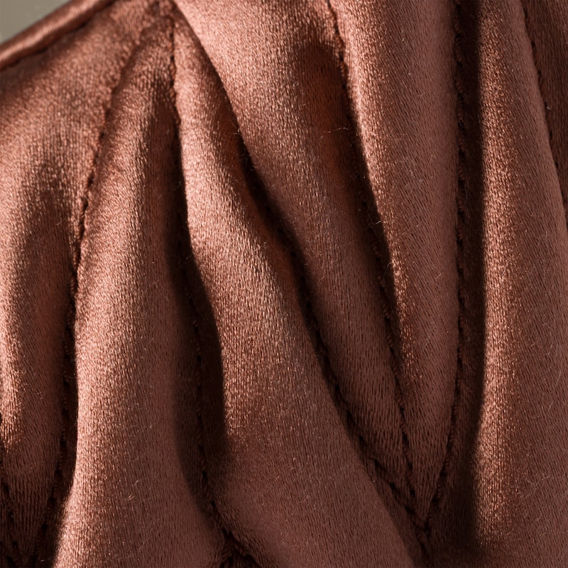 Wander matelassé satin mini-bag