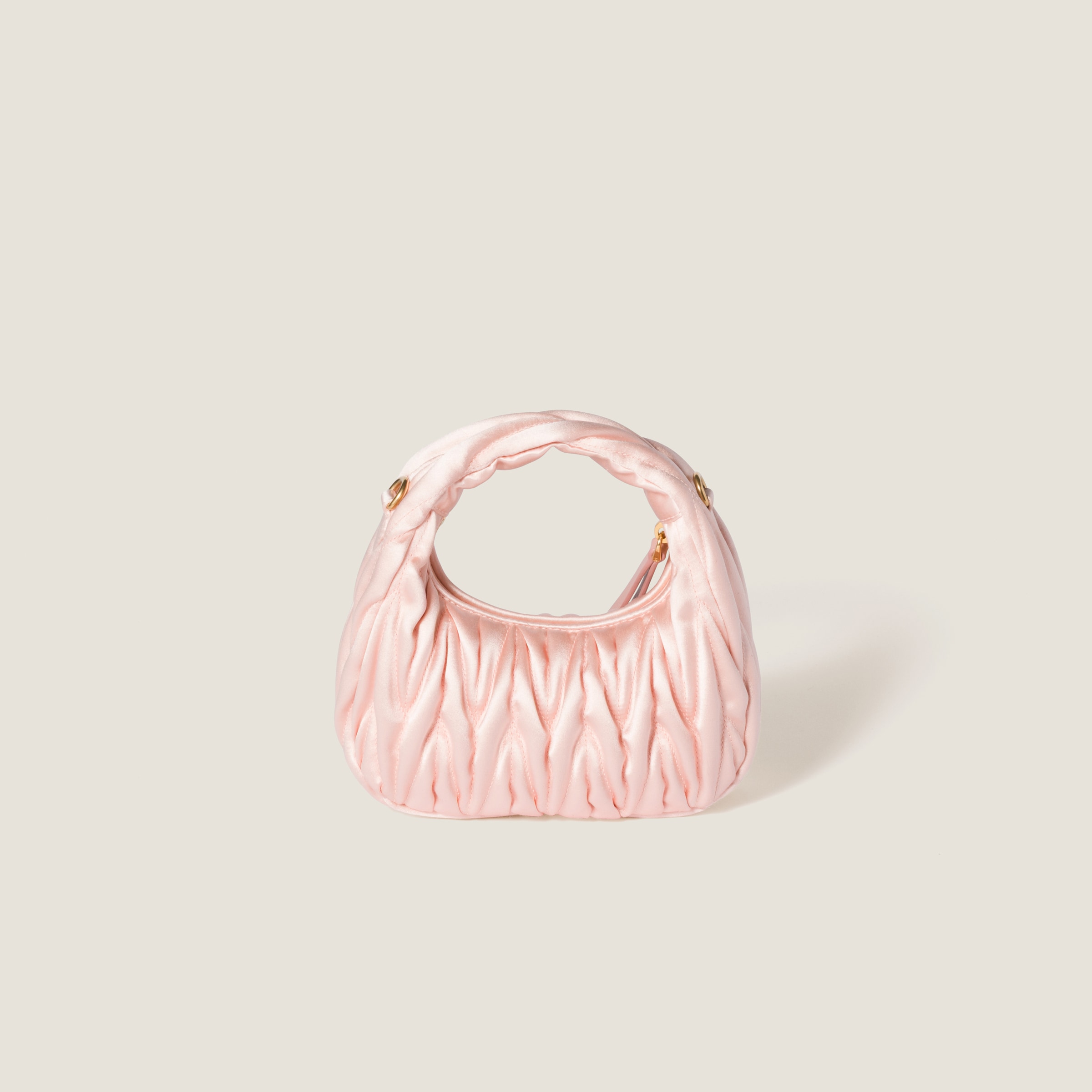 Miu Miu Wander Matelassé Satin Mini-bag
