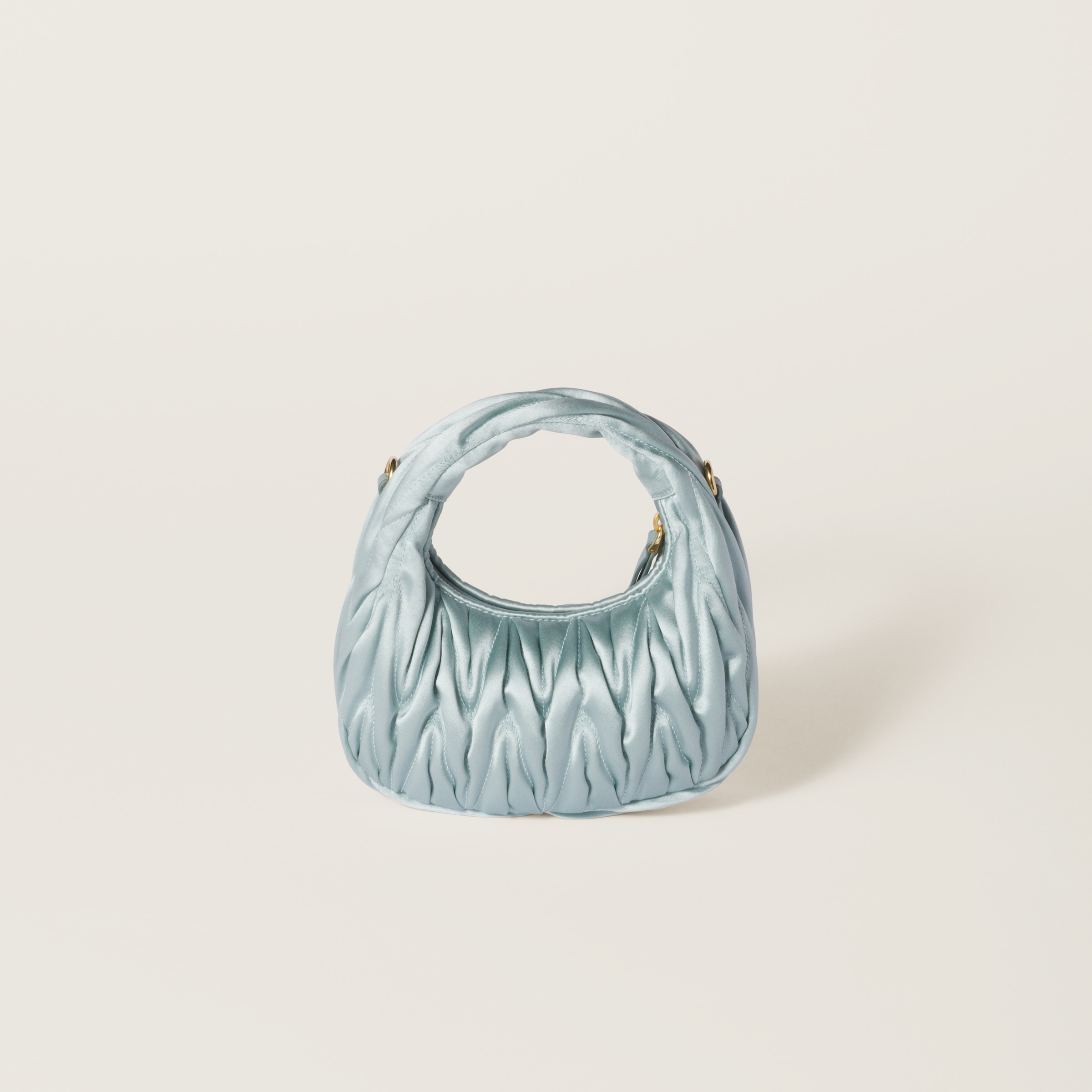 Miu Miu Wander Matelassé Satin Mini-bag