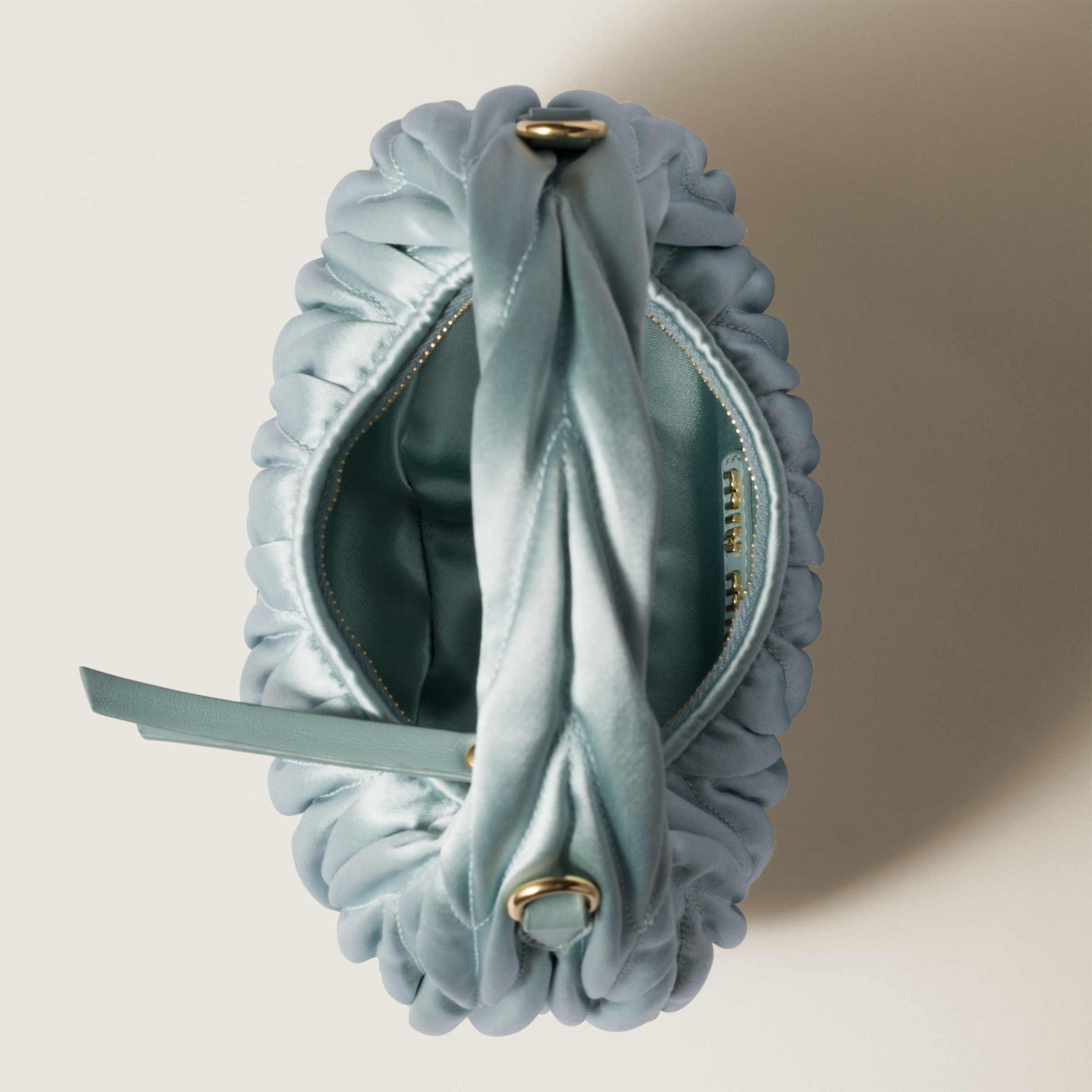 Miu Miu Wander Matelassé Satin Mini-bag