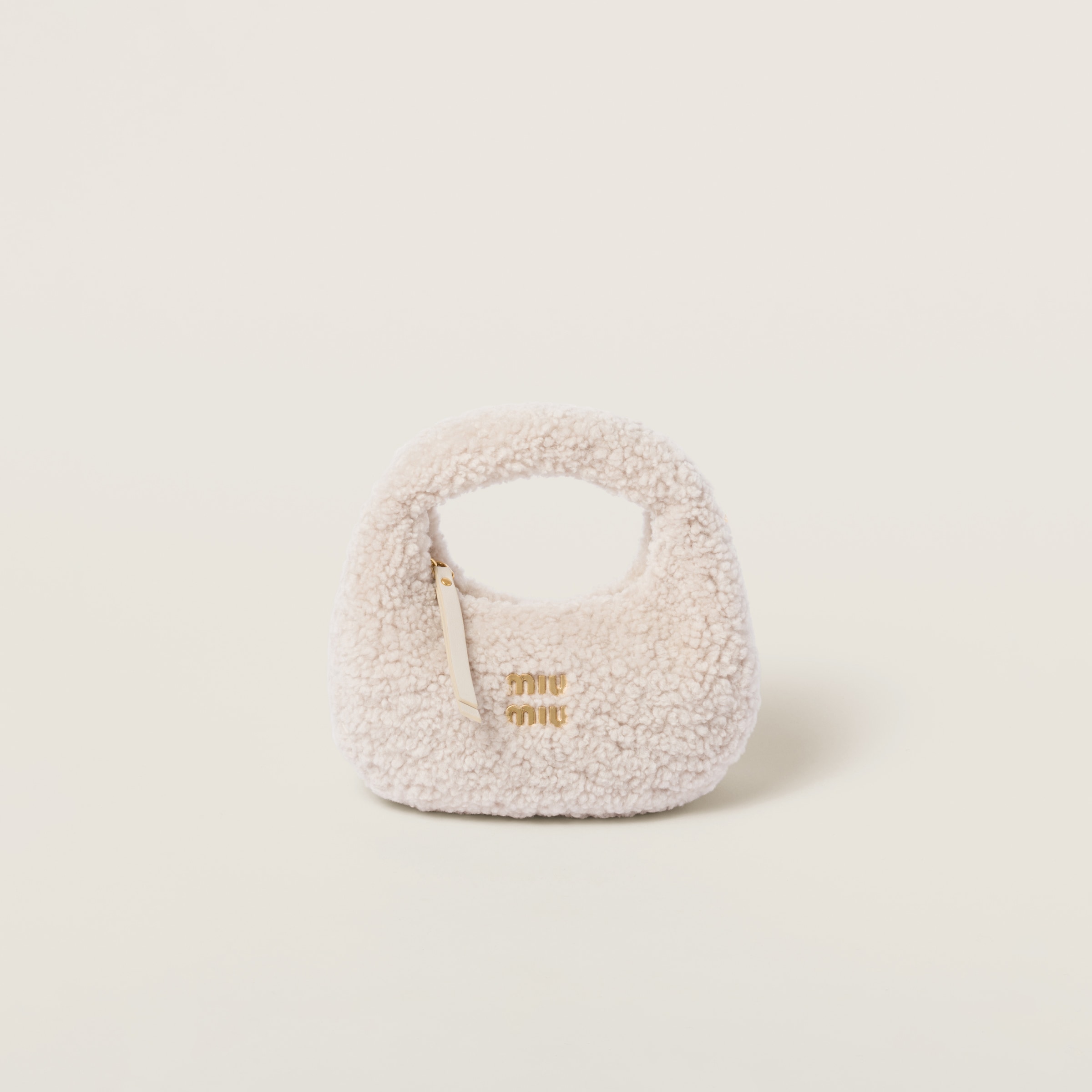 Miu miu shearling bag store