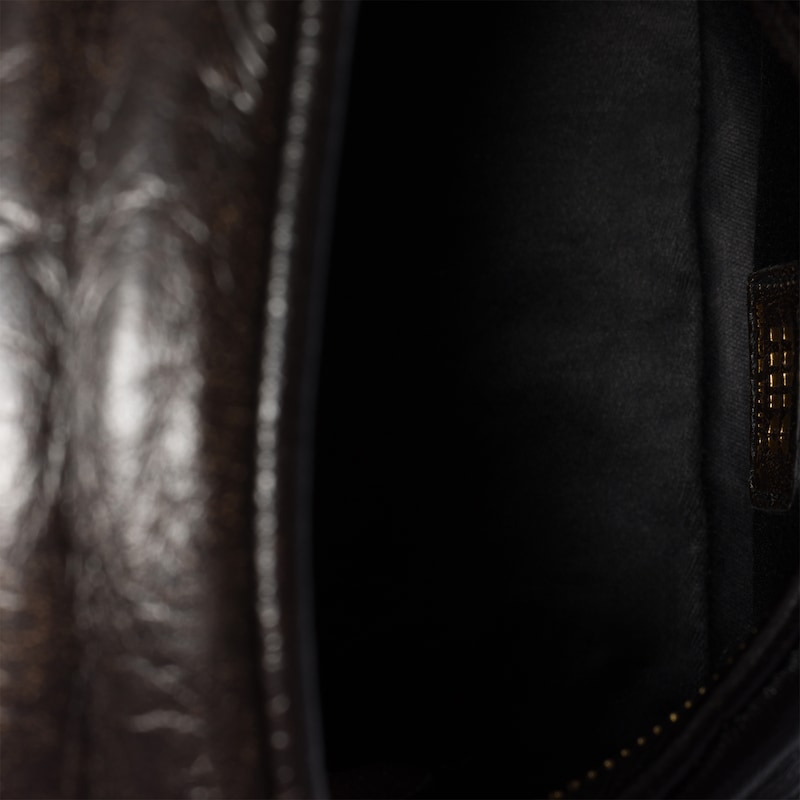 Wander embroidered leather mini-bag