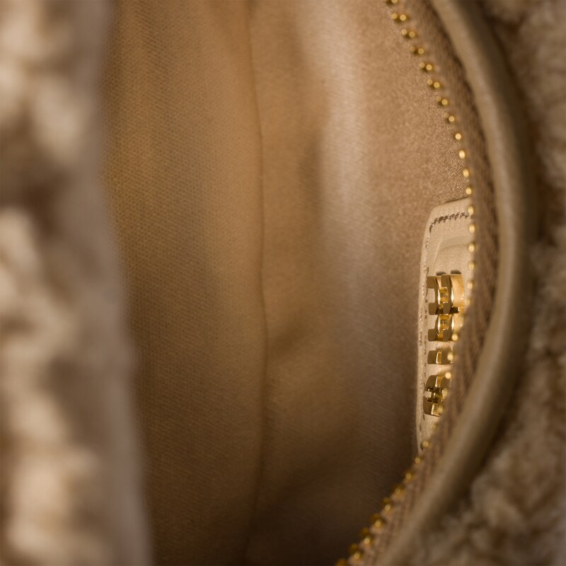 Wander shearling mini-bag