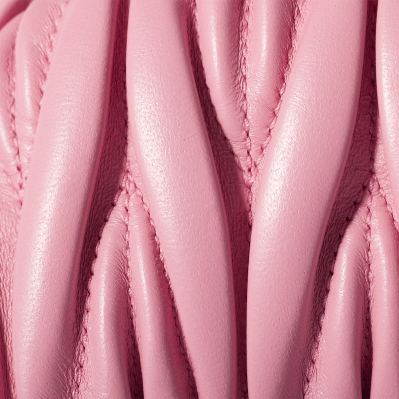 Wander matelassé nappa leather hobo mini-bag