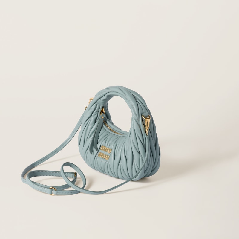 완더 마테라쎄 나파 가죽 호보 미니 백