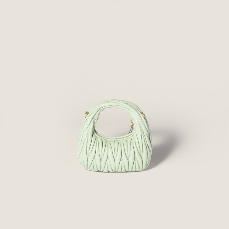 Wander Mini Hobo Bag aus Matelassé-Nappaleder