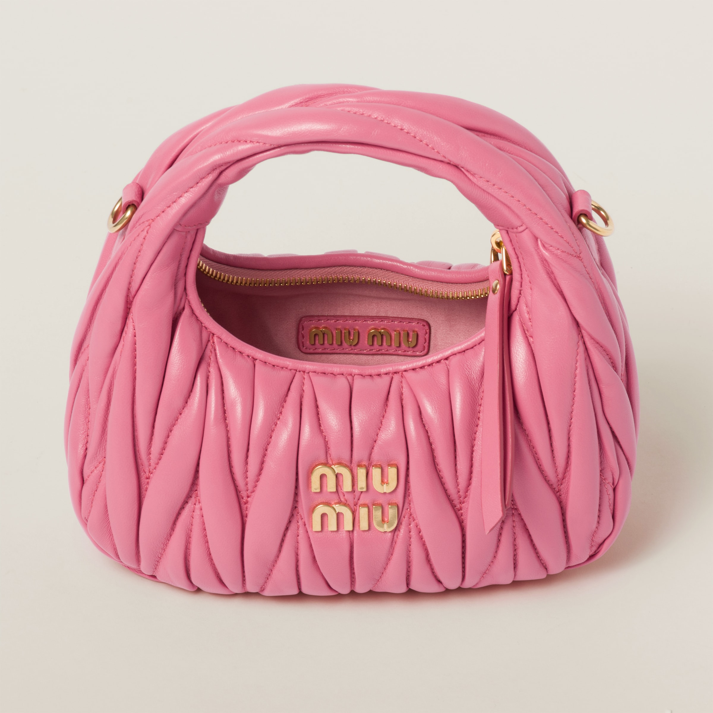 Miu miu pink handbag sales