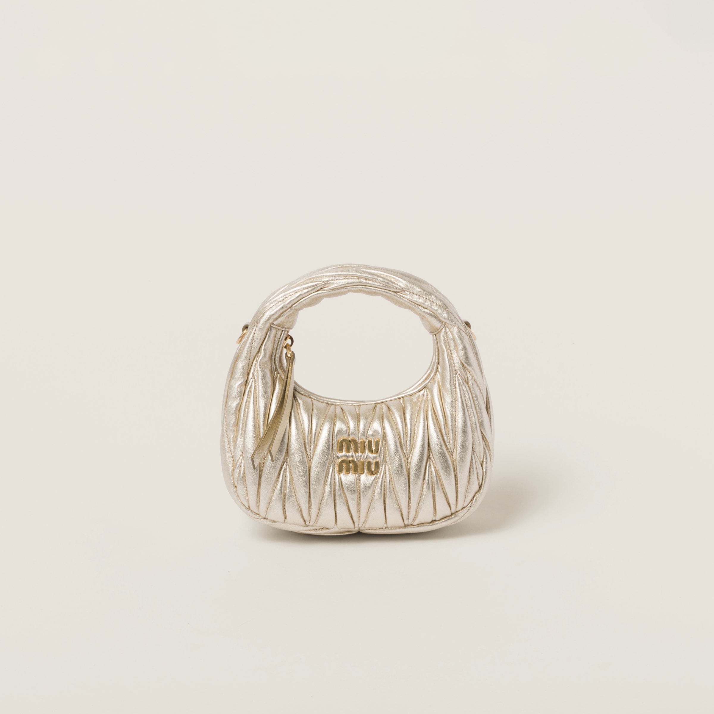 Miu miu gold bag outlet