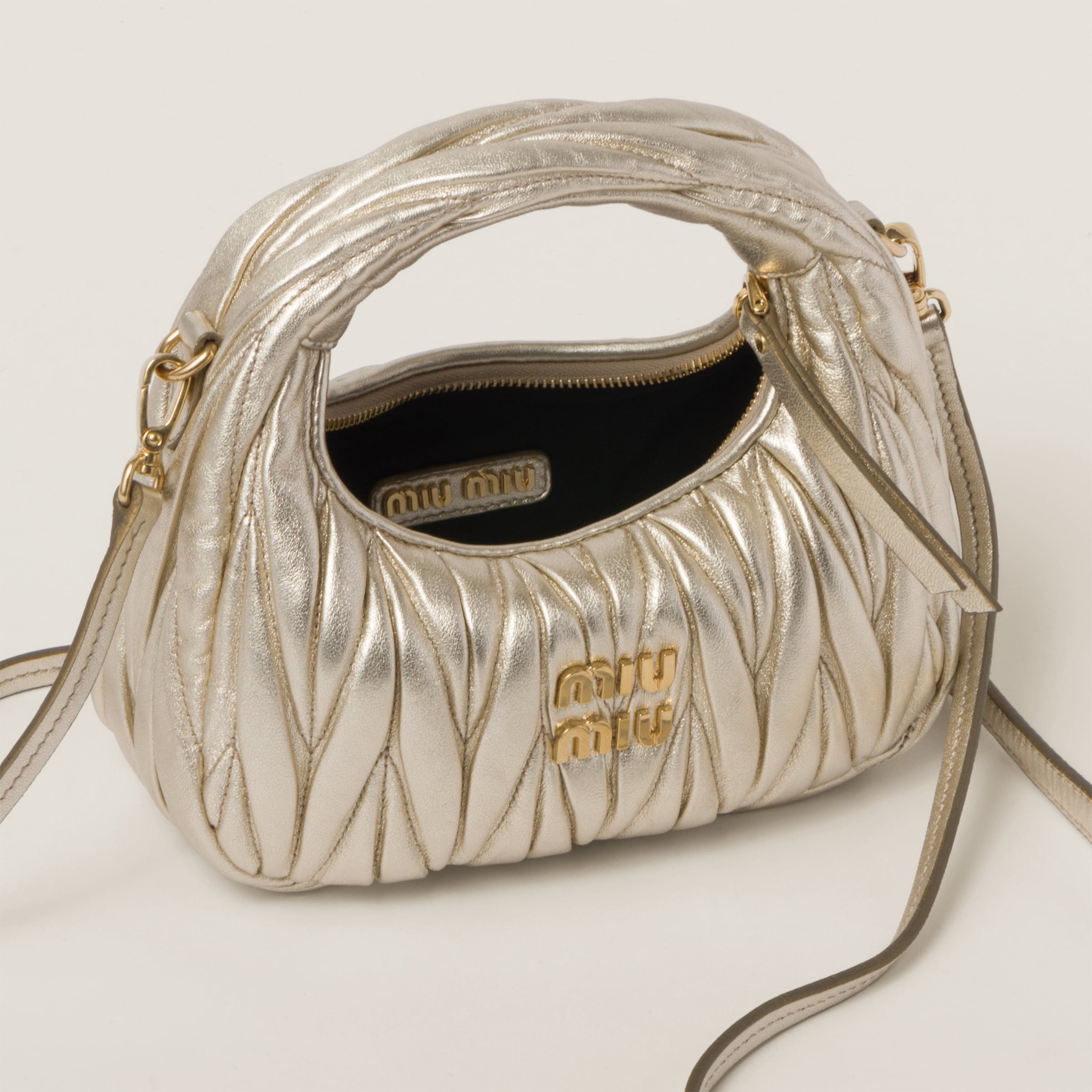 Miu miu gold bag outlet