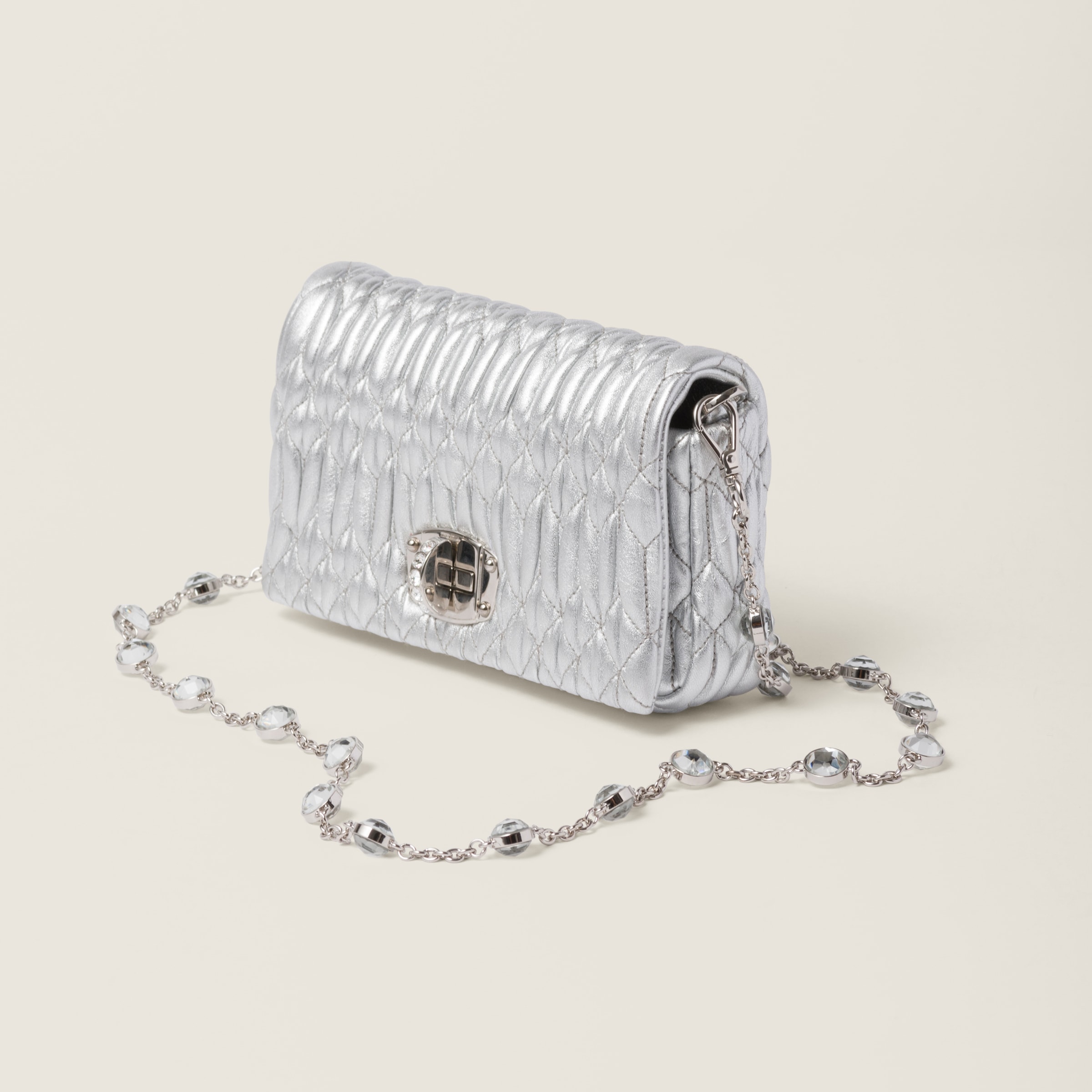 Miu miu silver bag store