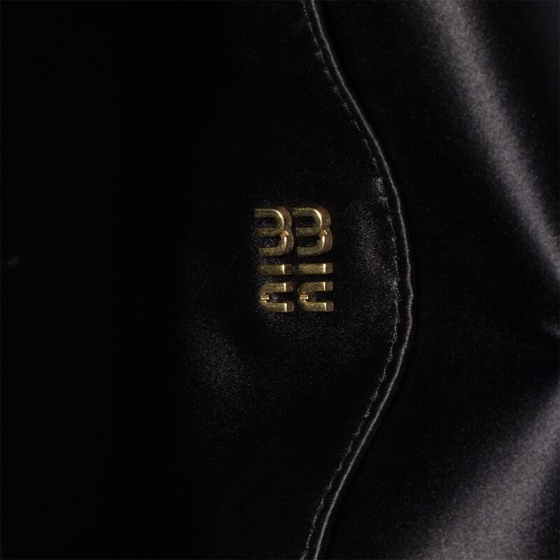 Embroidered nappa leather mini-bag