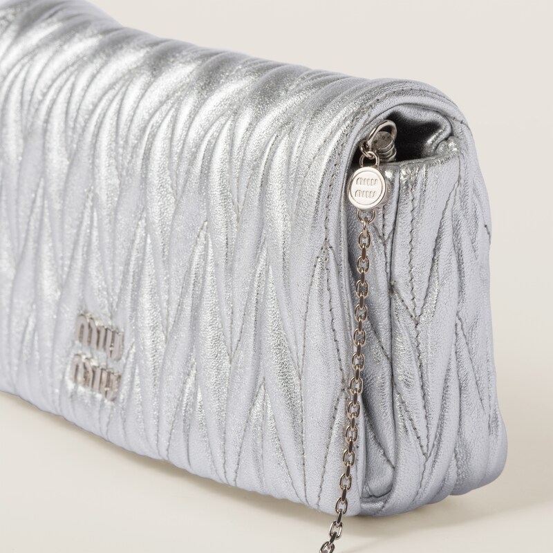 Minibolso de napa Matelassé