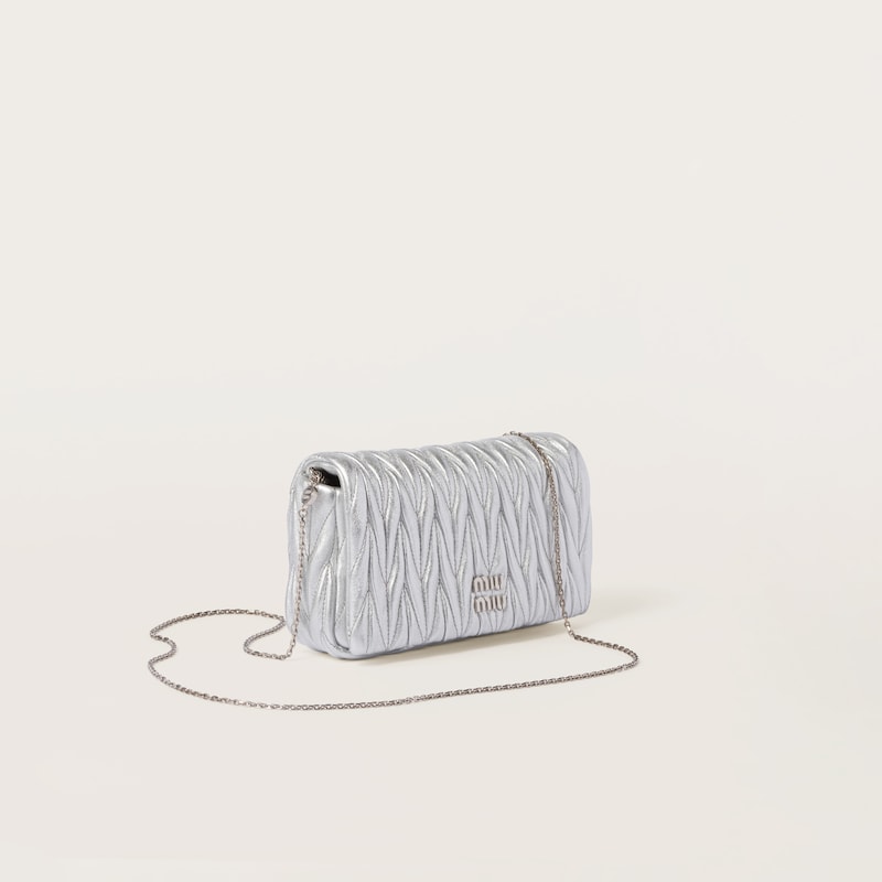 Minibolso de napa Matelassé