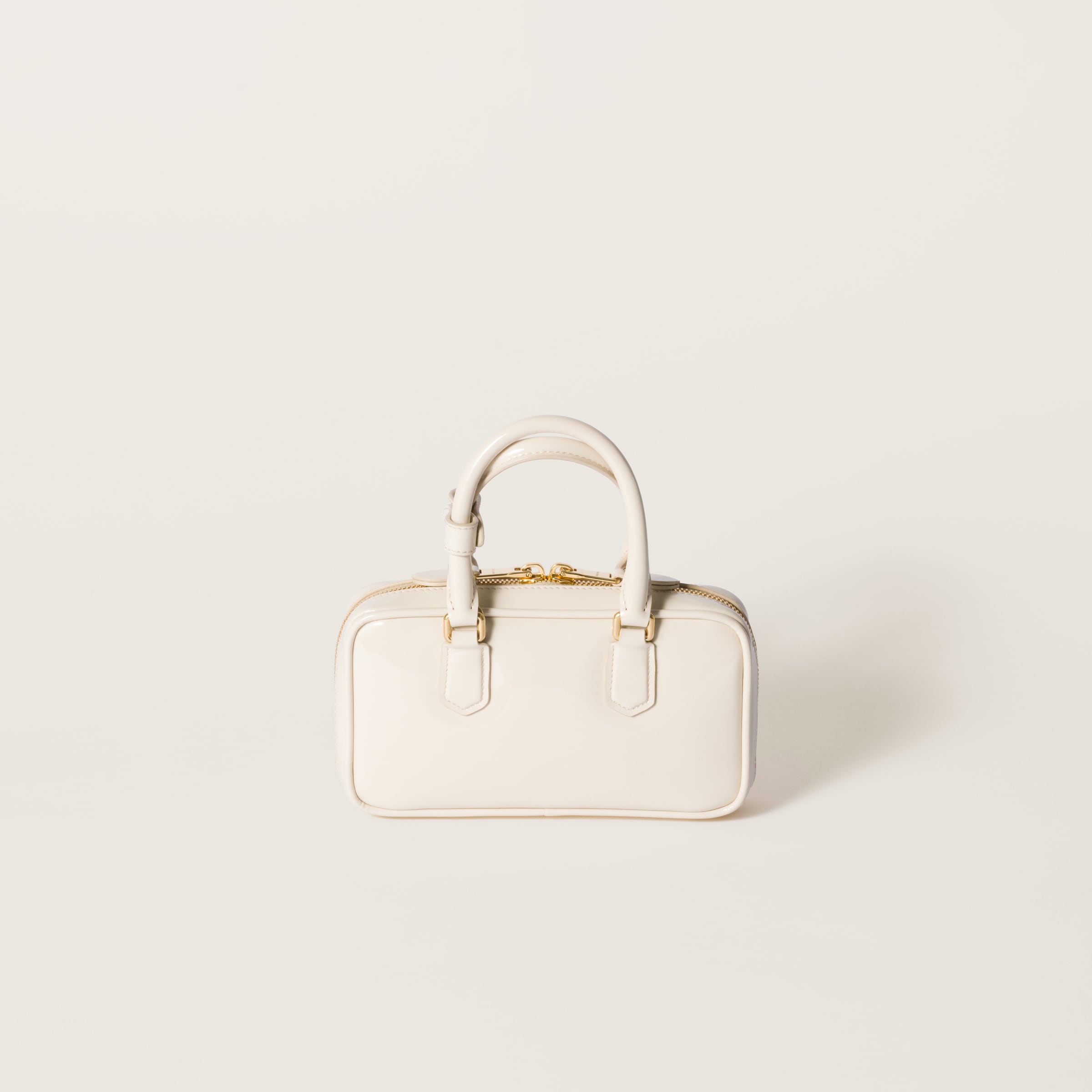 MIU MIU ARCADIE PATENT LEATHER MINI-BAG
