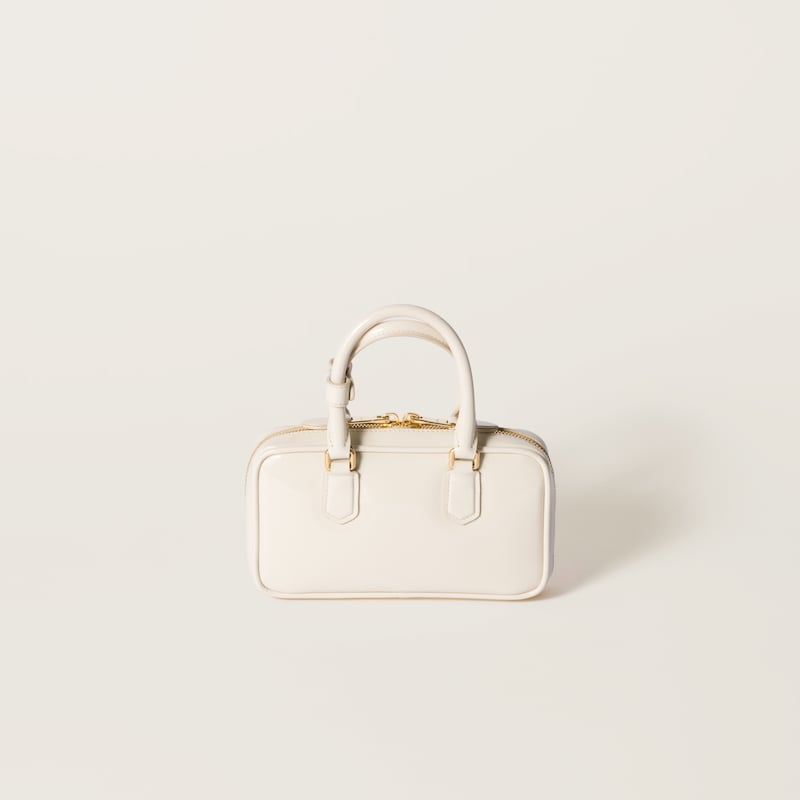 Arcadie patent leather mini-bag