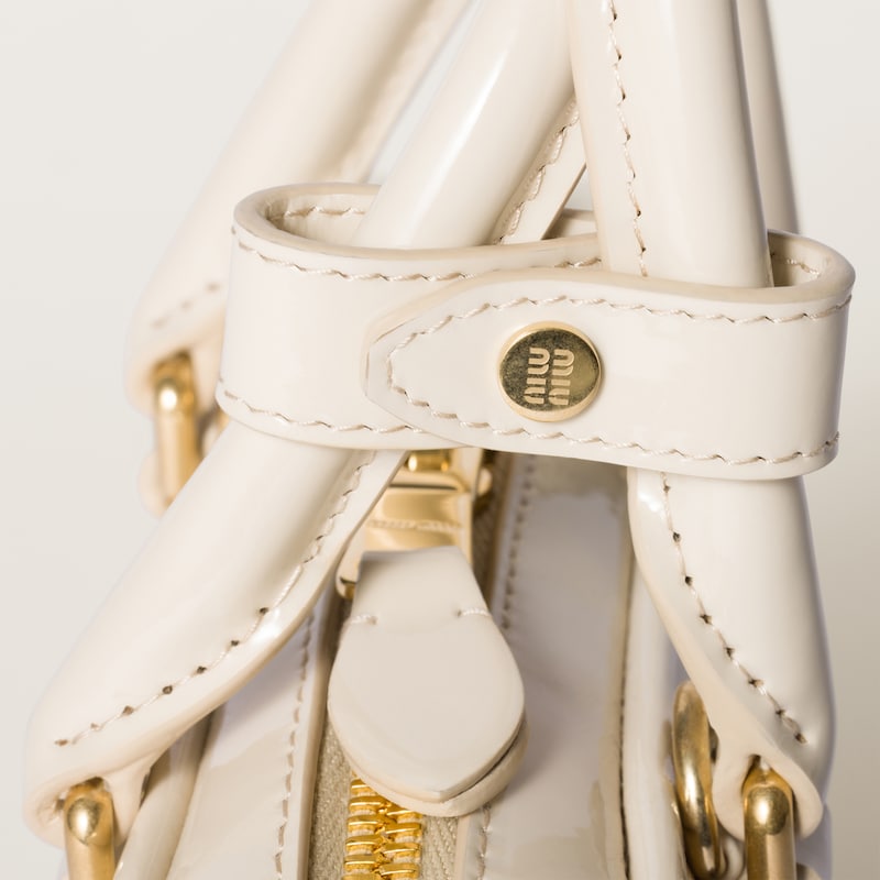 Arcadie patent leather mini-bag