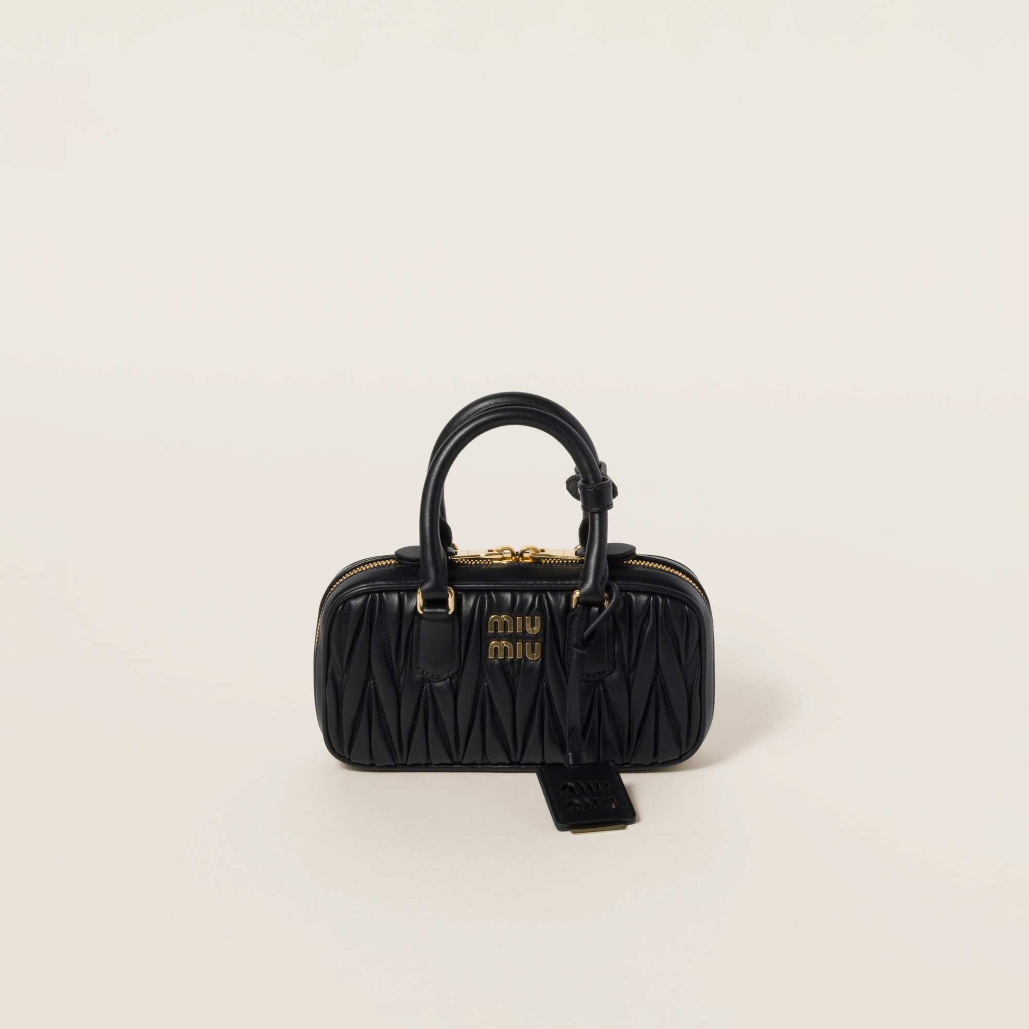 Miu Miu Matelasse Leather Mini Bag