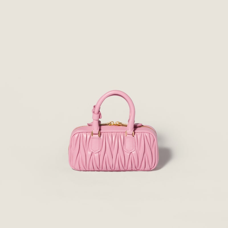 Arcadie matelassé nappa leather mini-bag