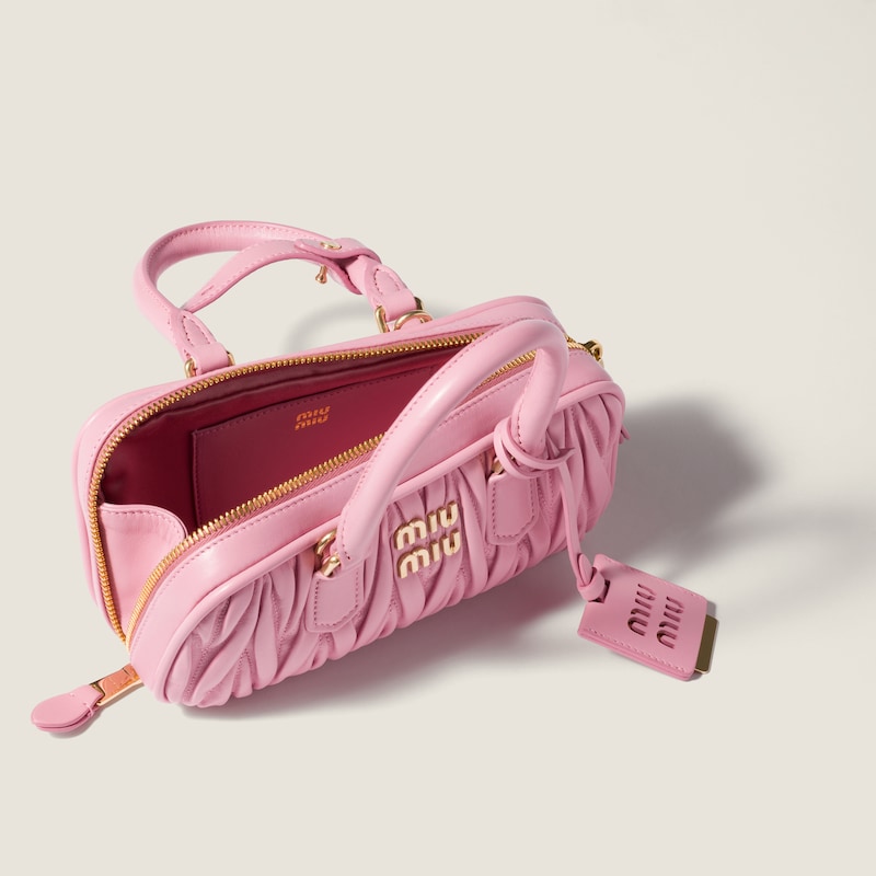 Arcadie matelassé nappa leather mini-bag