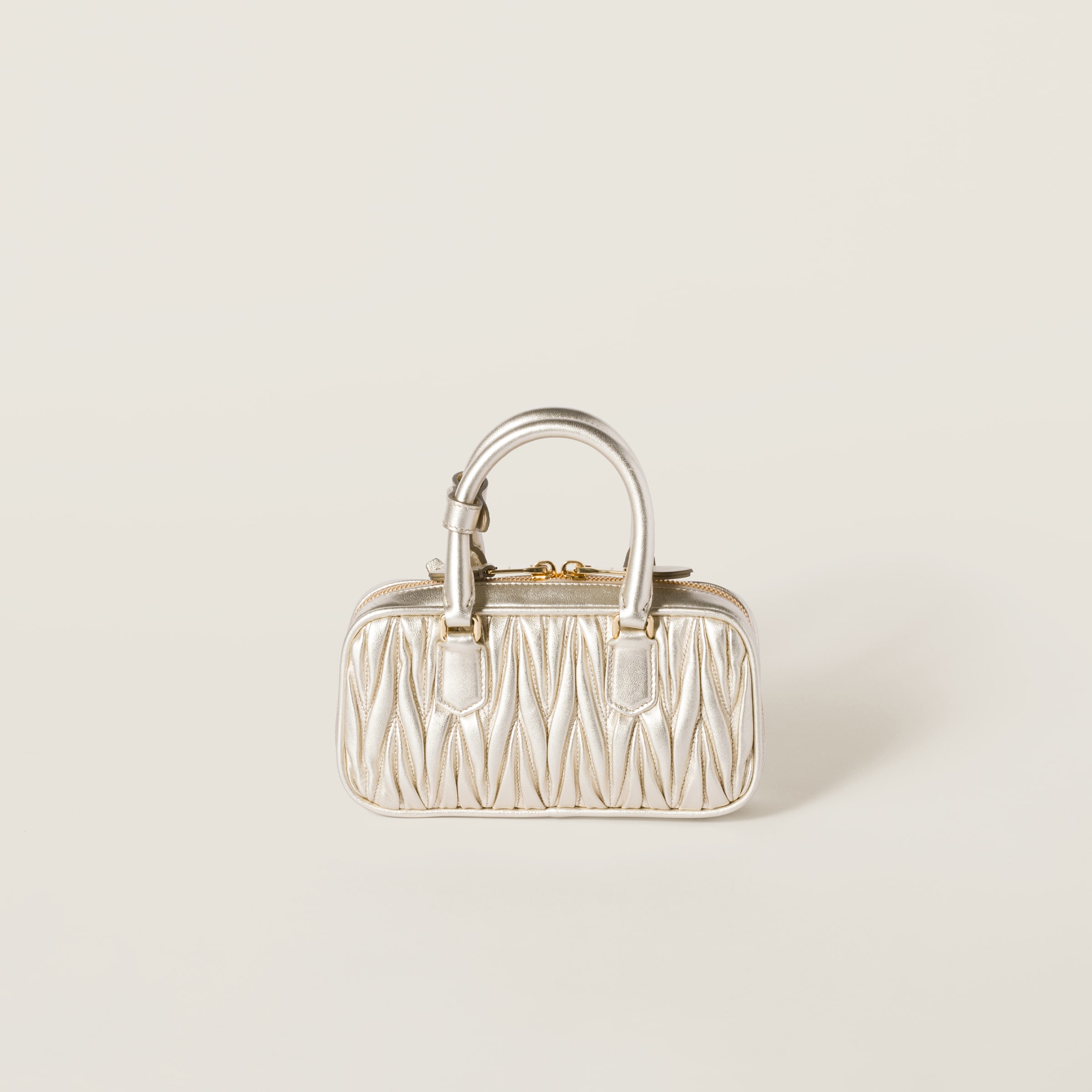 Miu Miu Arcadie Mini Bag In Pyrite