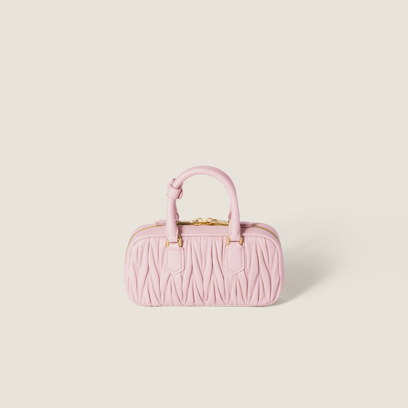 Arcadie matelassé nappa leather mini-bag