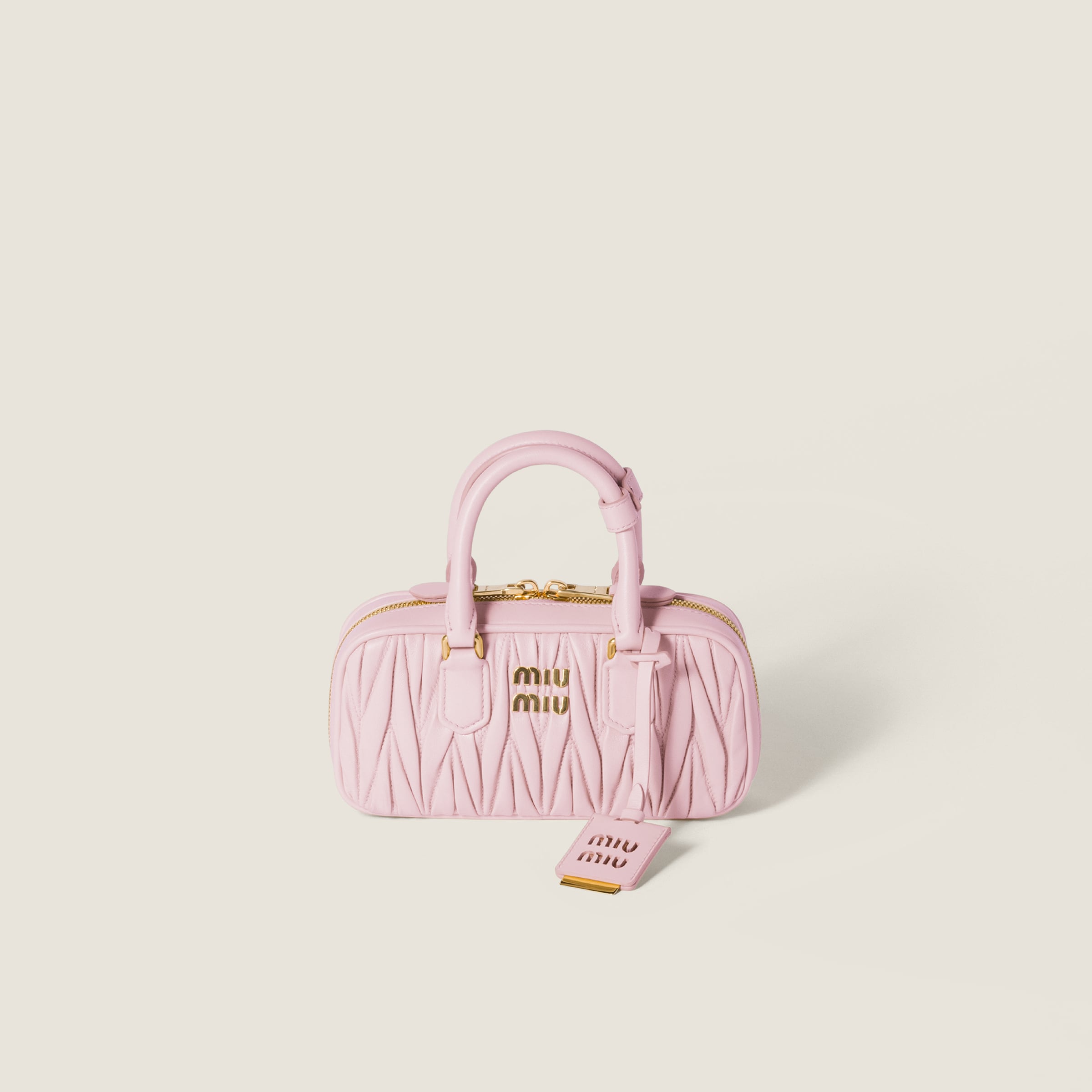 ブラック ナッパレザー ミニバッグ | Miu Miu