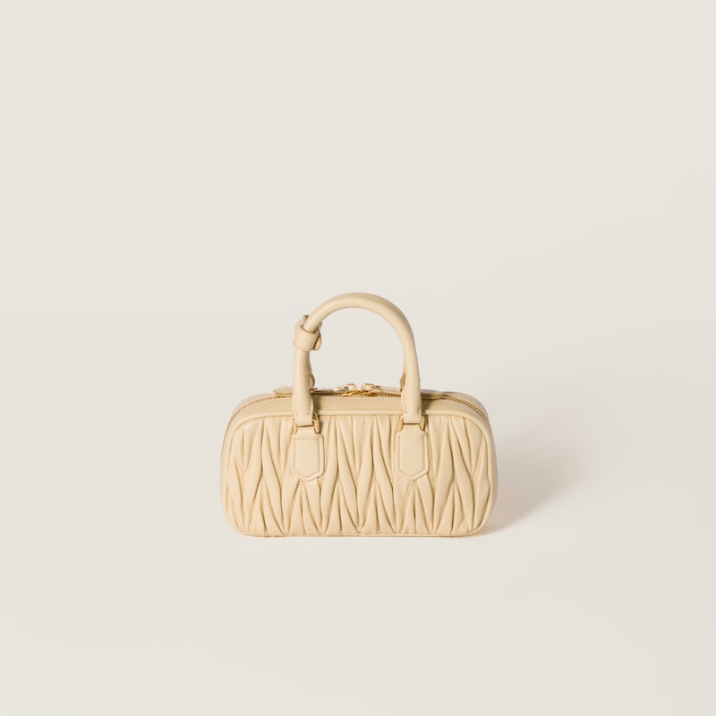 Mini sac Arcadie en cuir nappa matelassé