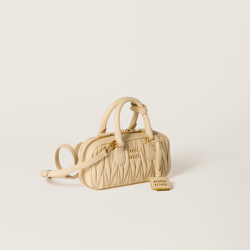 Mini sac Arcadie en cuir nappa matelassé