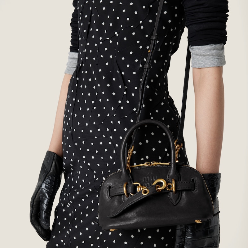 Aventure mini nappa leather bag