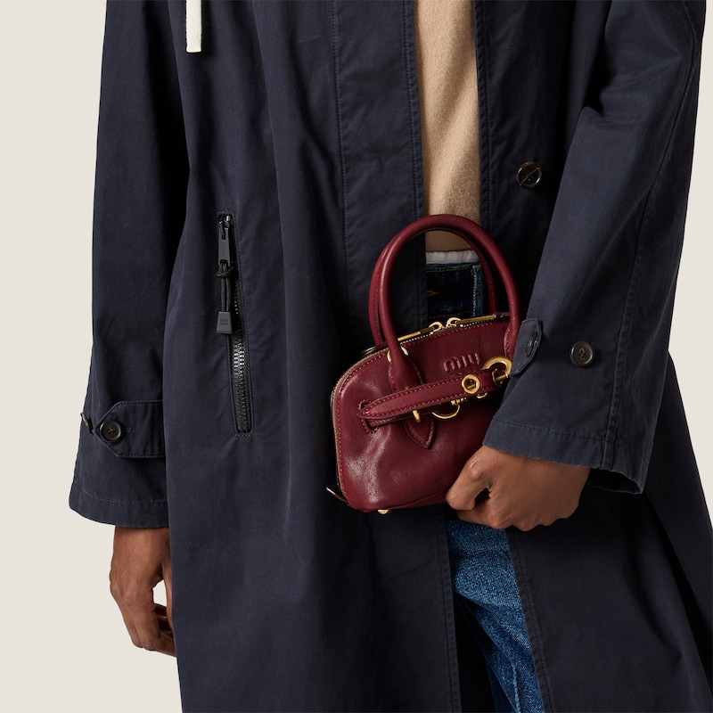 Aventure mini nappa leather bag