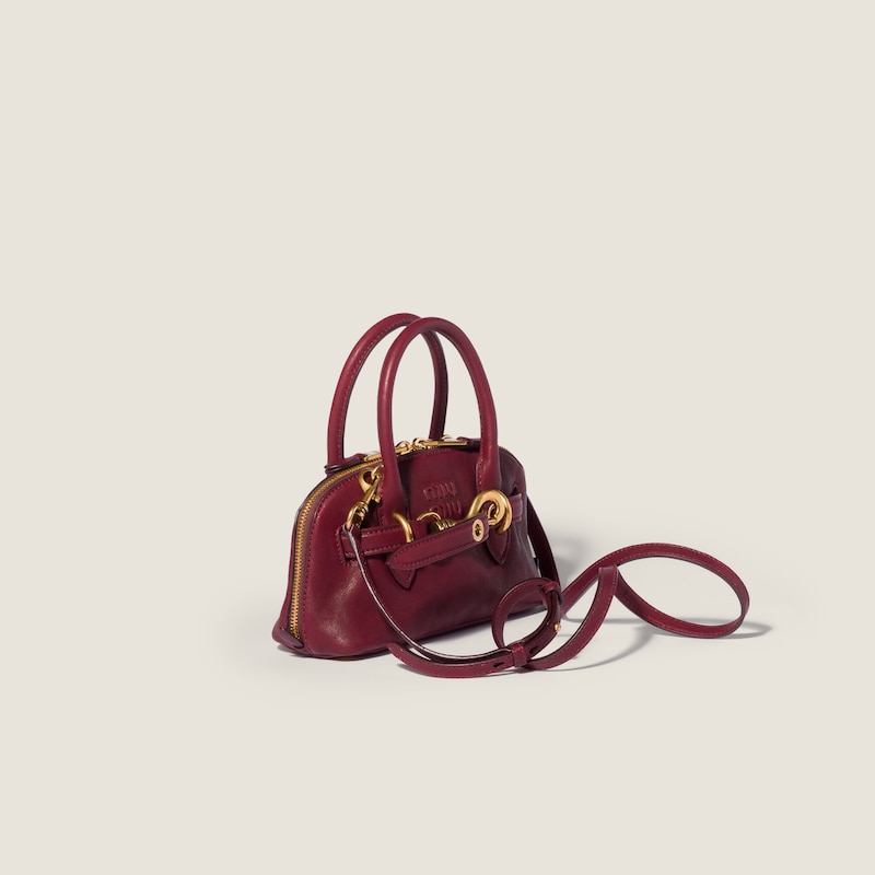 Aventure mini nappa leather bag