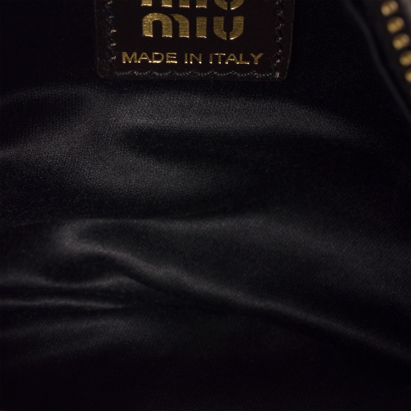 Matelassé nappa leather mini-bag