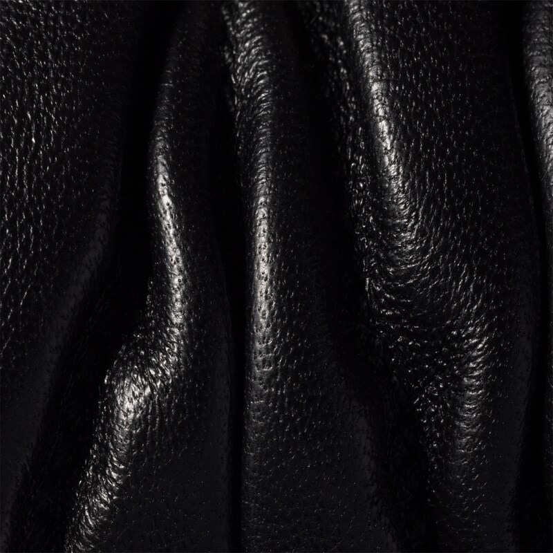 Matelassé nappa leather pouch