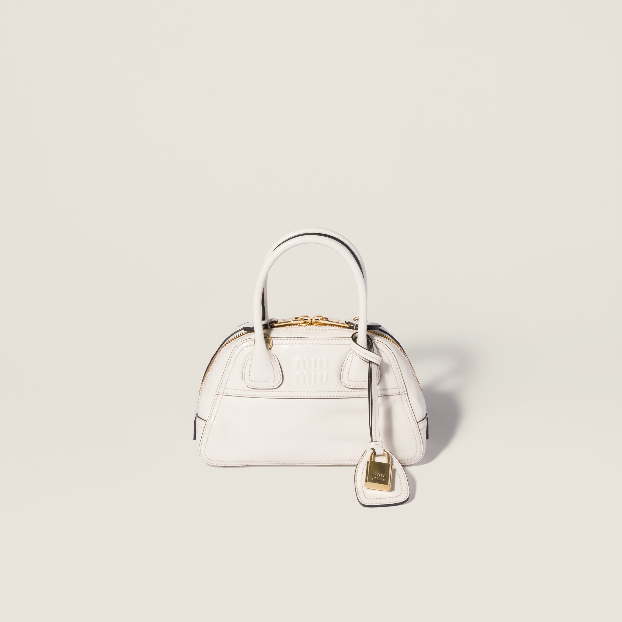 Miu Miu Vivant shiny leather mini-bag