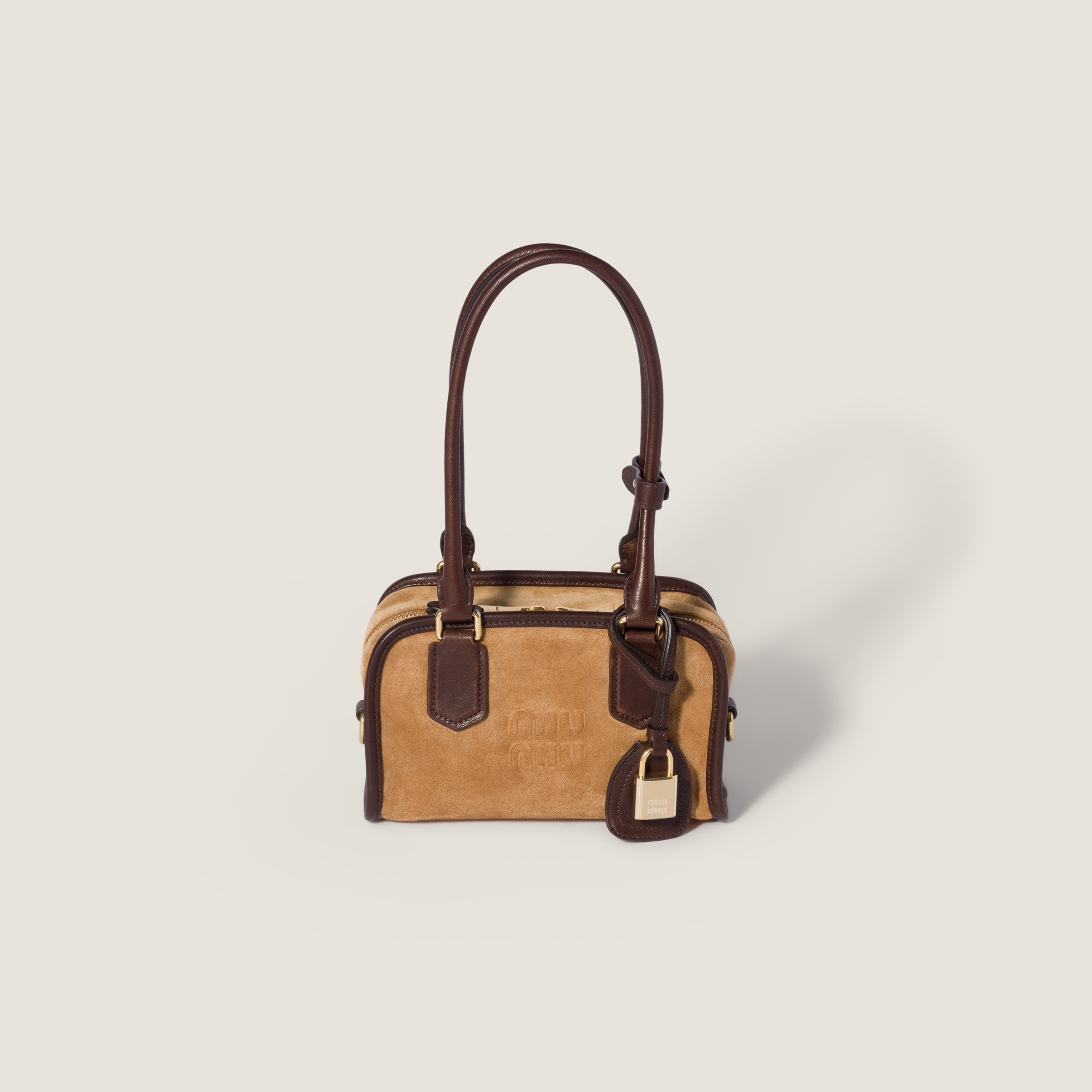 Miu Miu Retour suede top-handle bag