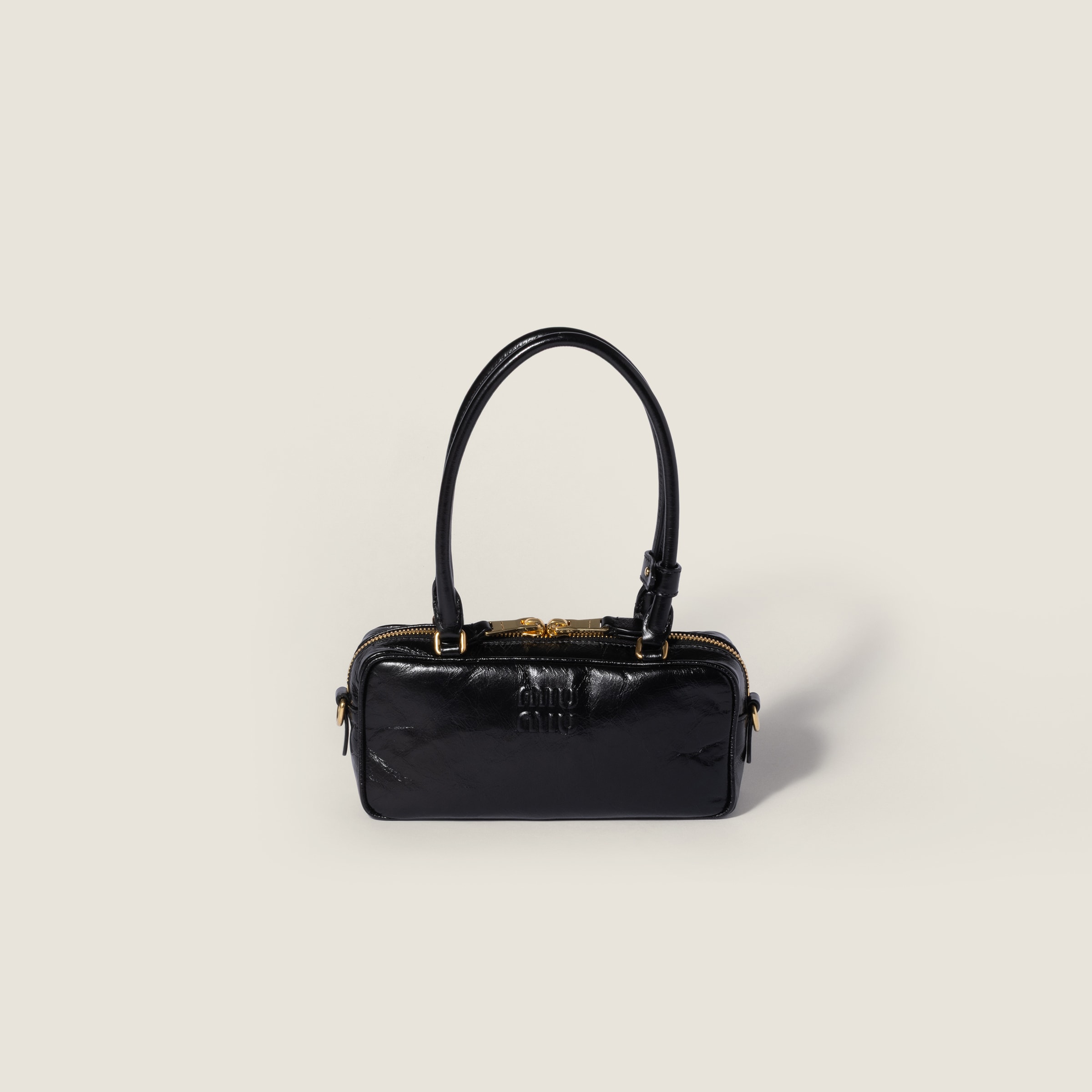 Miu Miu Beau shiny leather mini-bag