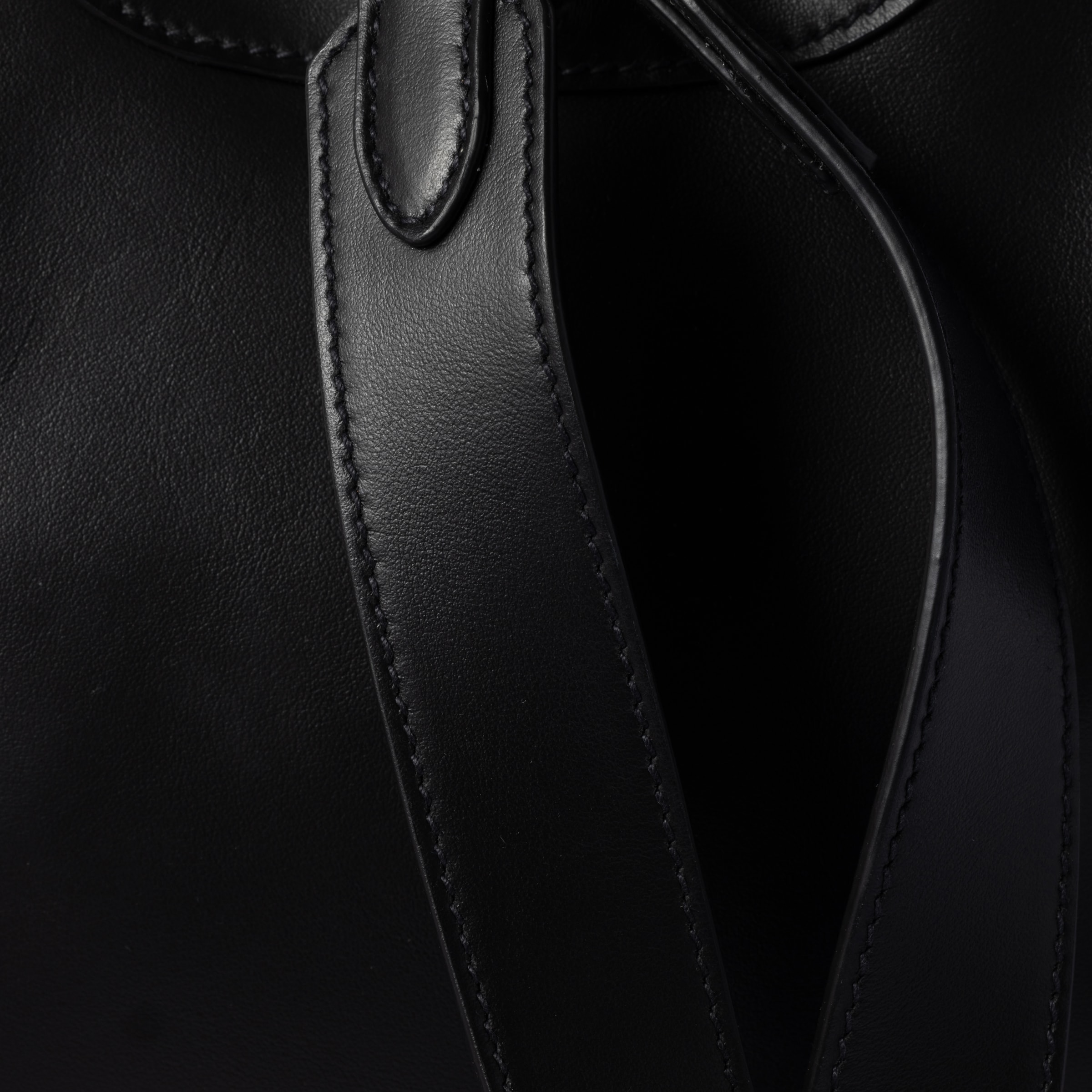 Black Leather Backpack | Miu Miu