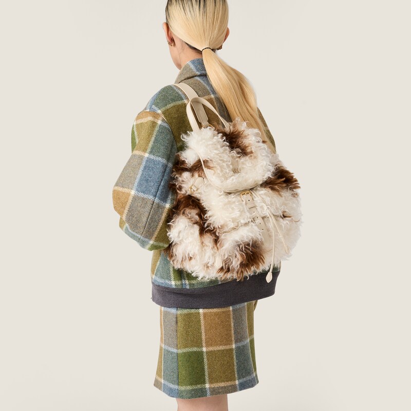 Mohair backpack