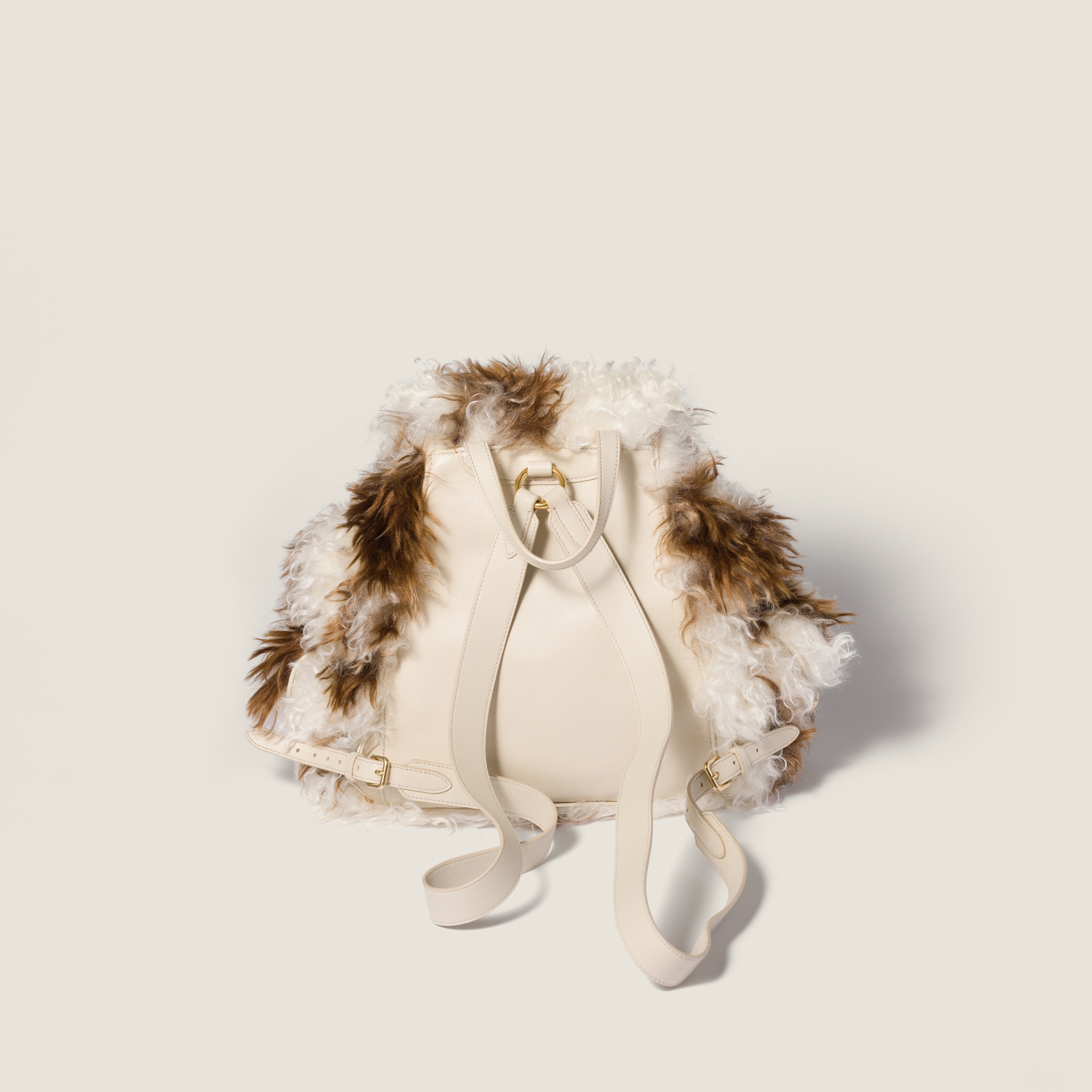 Miu Miu Mohair Backpack In Multi